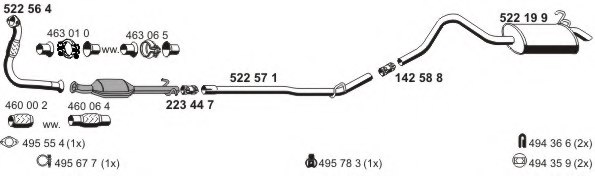 ERNST 100299 Exhaust System